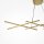 LED Pendelleuchte Aluminium H: max. 305,7 cm in Messing