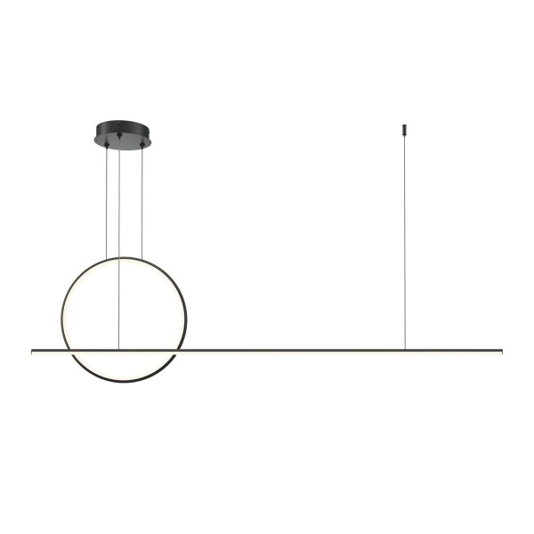 Suspension LED aluminium avec changement de couleur 3000-4000 K