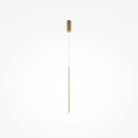 Suspension LED aluminium D : 1,7 cm rond en laiton