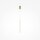 LED Pendelleuchte Aluminium D: 1,7 cm rund in Messing