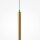 LED Pendelleuchte Aluminium D: 1,7 cm rund in Messing