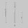 LED Pendelleuchte Aluminium D: 1,7 cm rund in Messing