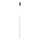 Suspension LED Aluminium D : 1,7 cm H : max. 415 cm