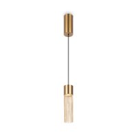 LED Hängeleuchte Metall D: 8 cm rund H: max. 132 cm LIV