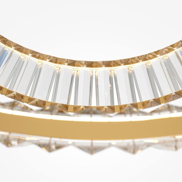 LED Kristall Kronleuchter Metall D: 80,5 cm rund Modern
