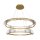 LED Kristall Kronleuchter Metall D: 80,5 cm rund Modern