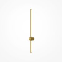 Applique murale métal LED 90 cm de haut en laiton...