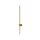 Wandlampe Metall LED 90 cm hoch in Messing länglich MAX