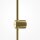 Wandlampe Metall LED 90 cm hoch in Messing länglich MAX