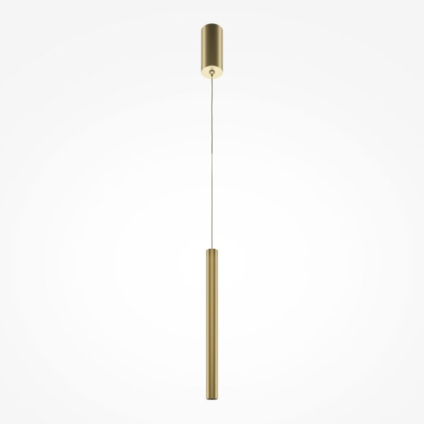LED Hängeleuchte Aluminium rund Ø 3 cm H: max. 340 cm