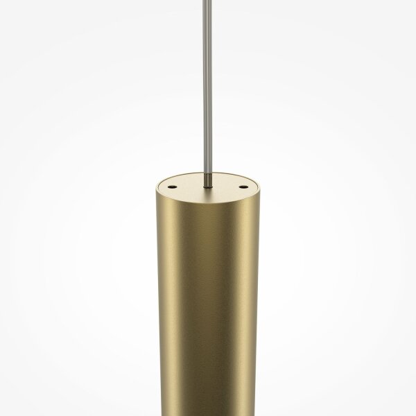 LED Hängeleuchte Aluminium rund Ø 3 cm H: max. 340 cm