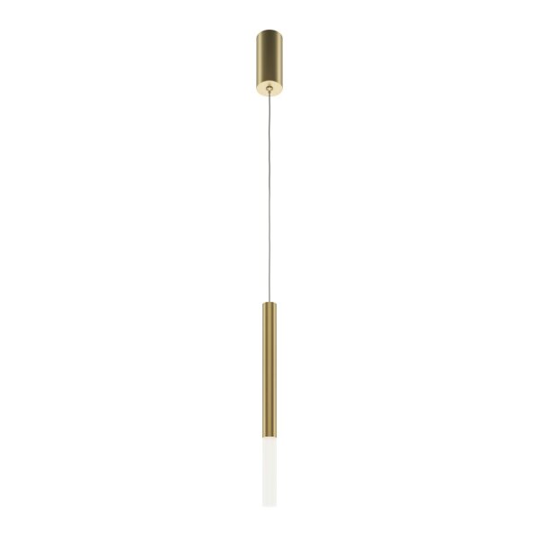 LED Hängeleuchte Aluminium rund D: 3 cm H: max. 345 cm