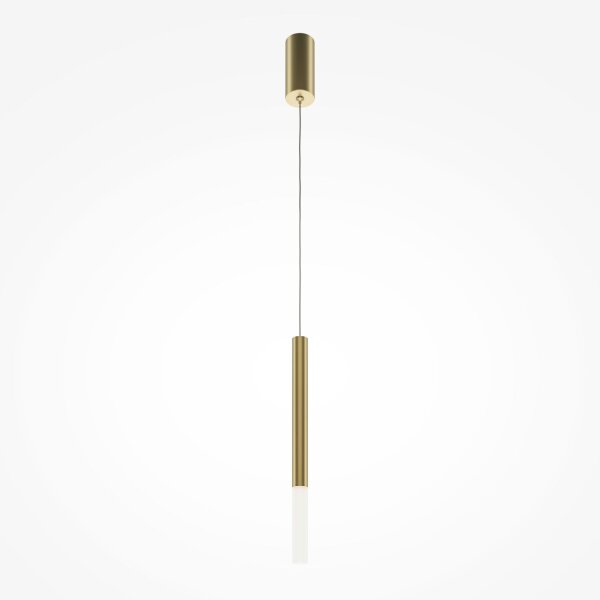 LED Hängeleuchte Aluminium rund D: 3 cm H: max. 345 cm