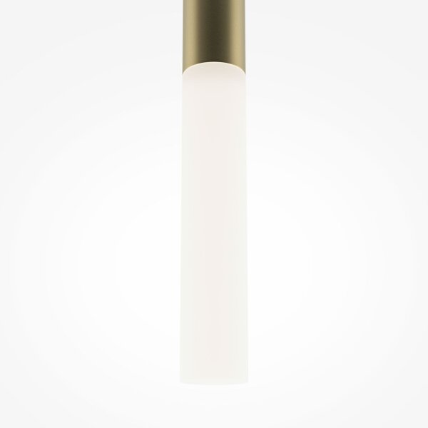 LED Hängeleuchte Aluminium rund D: 3 cm H: max. 345 cm