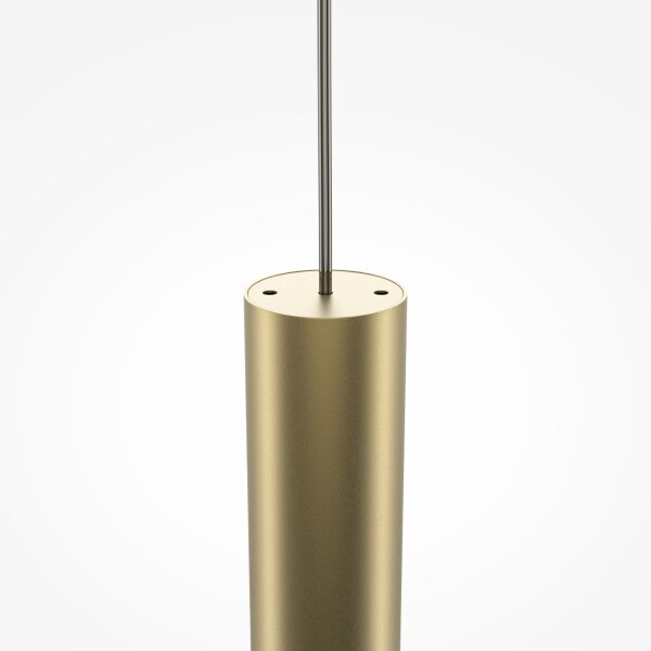 LED Hängeleuchte Aluminium rund D: 3 cm H: max. 345 cm