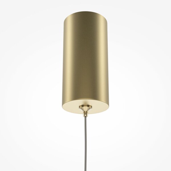 LED Hängeleuchte Aluminium rund D: 3 cm H: max. 345 cm