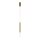 LED Hängeleuchte Aluminium rund D: 3 cm H: max. 345 cm