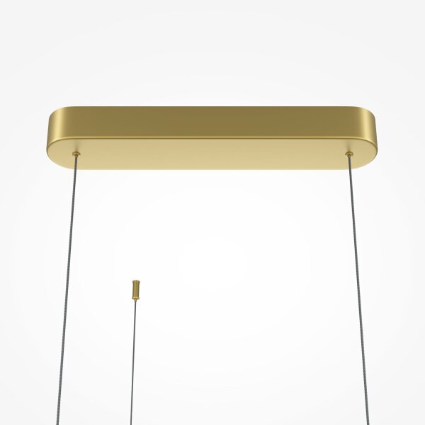 Hängelampe LED Aluminium H: max. 310 cm in Gold 1900 lm