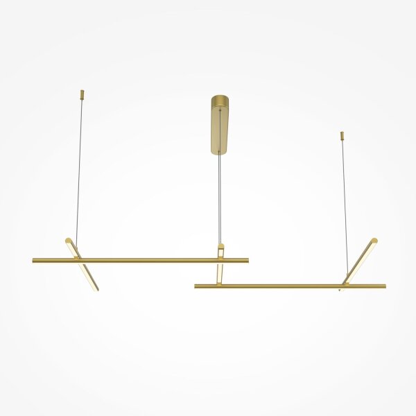 Pendelleuchte LED Aluminium H: max. 310 cm in Gold SIRI