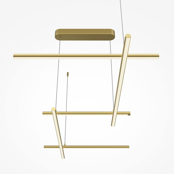 Pendelleuchte LED Aluminium H: max. 310 cm in Gold SIRI