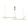 Pendelleuchte LED Aluminium H: max. 310 cm in Gold SIRI