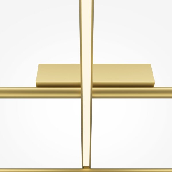 LED Deckenlampe Aluminium in Gold 3000 K warmweiß SIRI