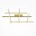 LED Deckenlampe Aluminium in Gold 3000 K warmweiß SIRI