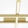 LED Deckenlampe Aluminium in Gold 3000 K warmweiß SIRI