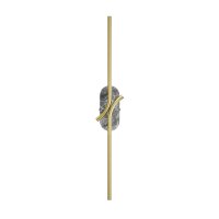 Applique LED métal 63 cm de haut allongée...