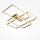 LED Deckenleuchte Metall in Gold 4300 lm Modern TANJA
