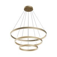 LED Kronleuchter Aluminium rund &Oslash; 80 cm H: max. 120 cm