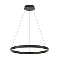 Lustre LED anneau rond &Oslash; 60 cm H : max. 120 cm