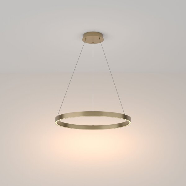 LED Kronleuchter Aluminium rund Ø 60 cm H: max. 120 cm