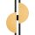 Applique murale aluminium métal LED H : 79 cm 700 lm Moderne