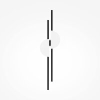 LED Wandleuchte Aluminium Metall 79 cm hoch 800 lm VERA