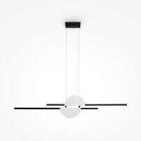 Lampe à suspendre LED Aluminium Métal H :...