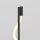 Lampadaire LED aluminium hauteur 150 cm noir blanc YARA