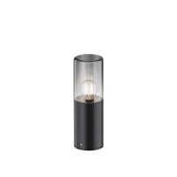 Stehleuchte außen Glas Aluminium E27 IP54 25 cm rund