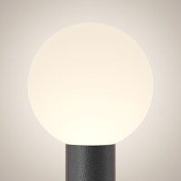 Außenleuchte Aluminium E27 IP54 80 cm hoch Schwarz...