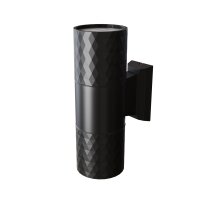 Lampe dextérieur murale aluminium verre GU10 IP54...