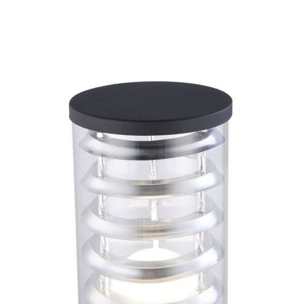Borne déclairage aluminium E27 IP54 hauteur 79,6 cm noir