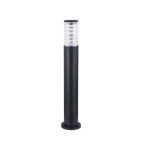 Pollerleuchte Aluminium E27 IP54 79,6 cm hoch Schwarz