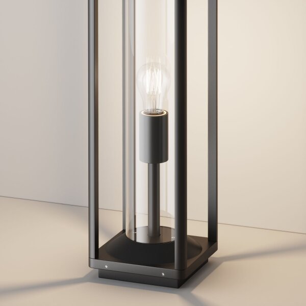 Pollerleuchte Aluminium 50 cm hoch IP54 Graphit E27