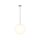Außenlampe rund Ø 30 cm H: max. 150 cm IP54 Grau Weiß
