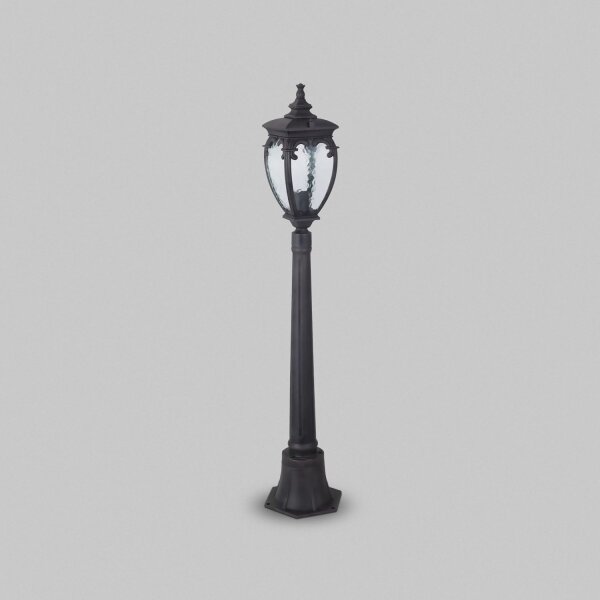 Wegeleuchte Aluminium Glas 113 cm IP44 in Bronze antik