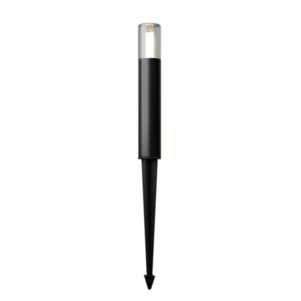 Pollerleuchte Aluminium Glas G9 IP54 46 cm hoch Graphit