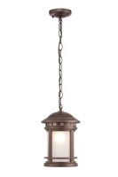 Suspension extérieure aluminium verre E27 IP44...