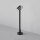 Lampe dextérieur aluminium verre GU10 IP65 hauteur 60 cm noir