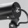 Lampe dextérieur aluminium verre GU10 IP65 hauteur 60 cm noir
