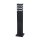 Pollerleuchte Aluminium 61 cm IP54 Schwarz E27 eckig